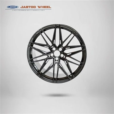 Aluminium Aluminium Gloss Hitam 22x10 Inch Wheels Kereta Penumpang